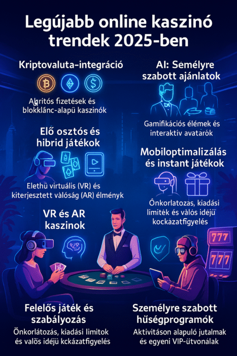 2025-ös legújabb kaszinó trendek