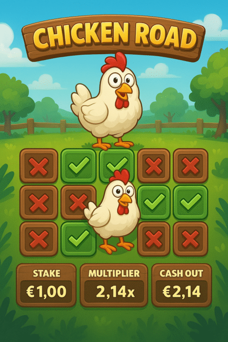 Chicken road kaszinó játék bemutatásra