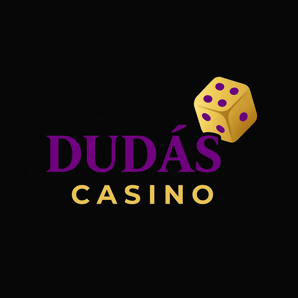 Dudás Casino logó arany dobókockával