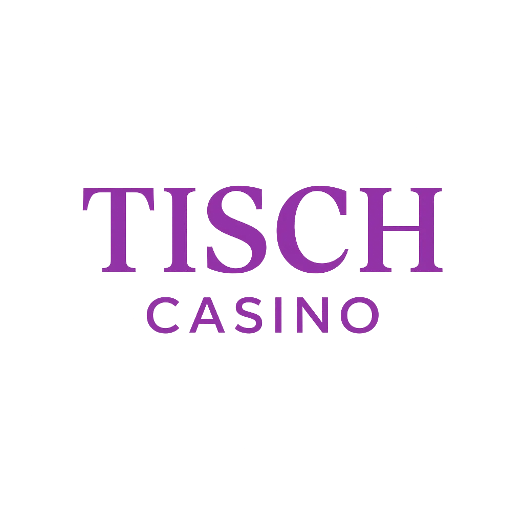 Tisch Casino logó lila szöveggel